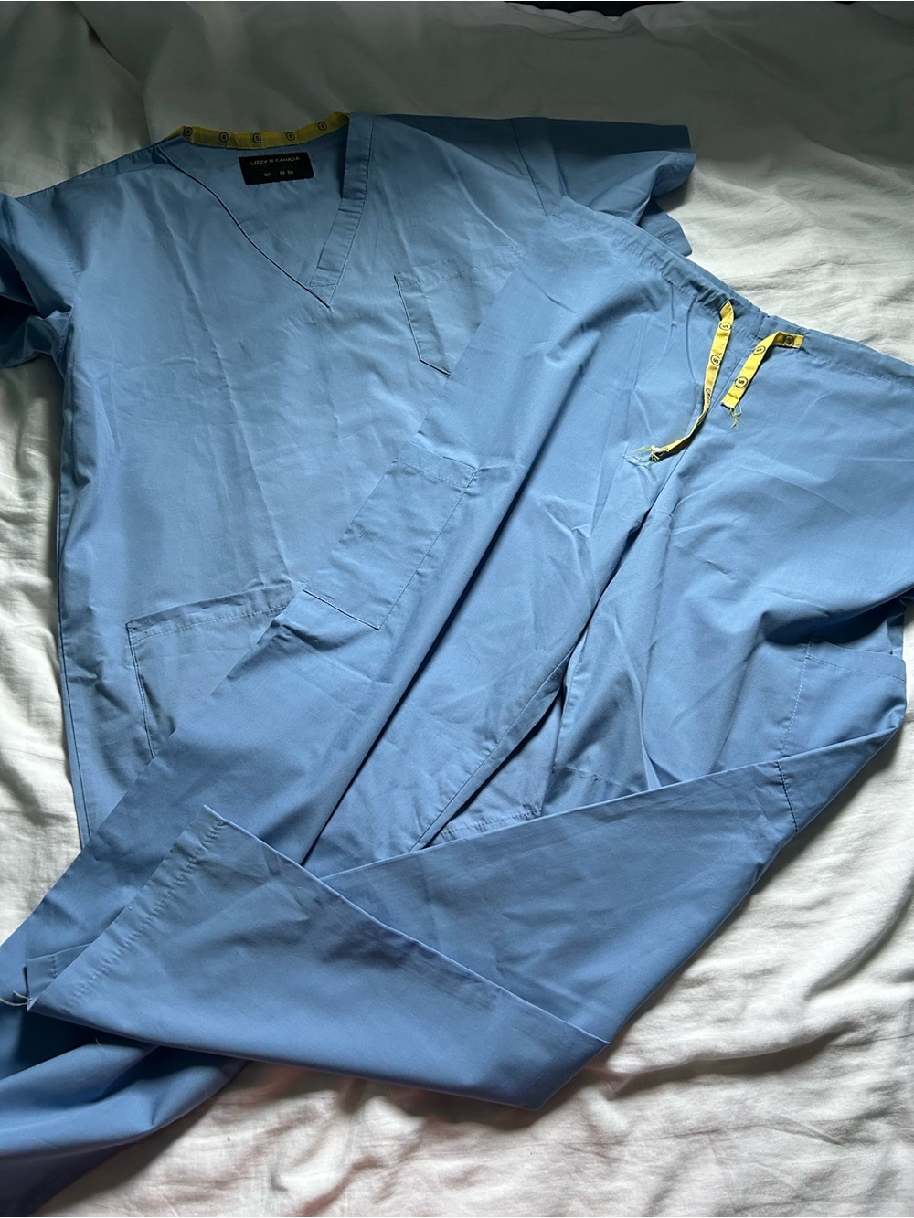 Classic Light Blue Women's Scrub Set by Unbranded